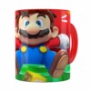 Caneca Mario 3d Print Susto Super Vermelha