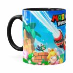 Caneca Mario Rabbids 3d Print Preta