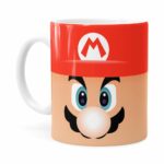 Caneca Mario Super Mario Bros Face Branca