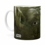 Caneca Mestre Yoda 3d Print Star Wars Branca