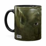 Caneca Mestre Yoda 3d Print Star Wars Preta