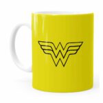 Caneca Mulher Maravilha We Can Do It! Branca