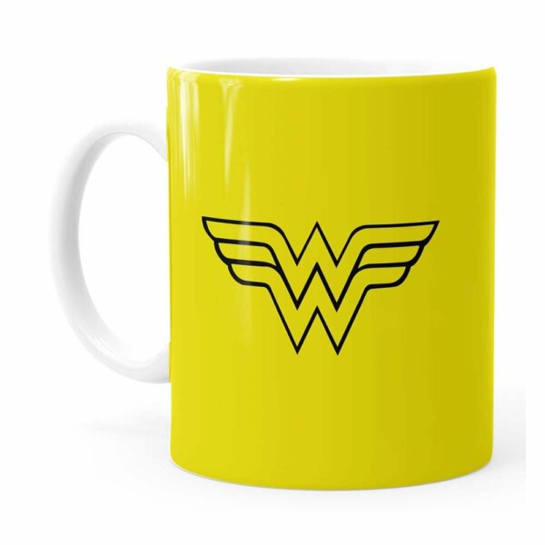 Caneca Mulher Maravilha We Can Do It! Branca