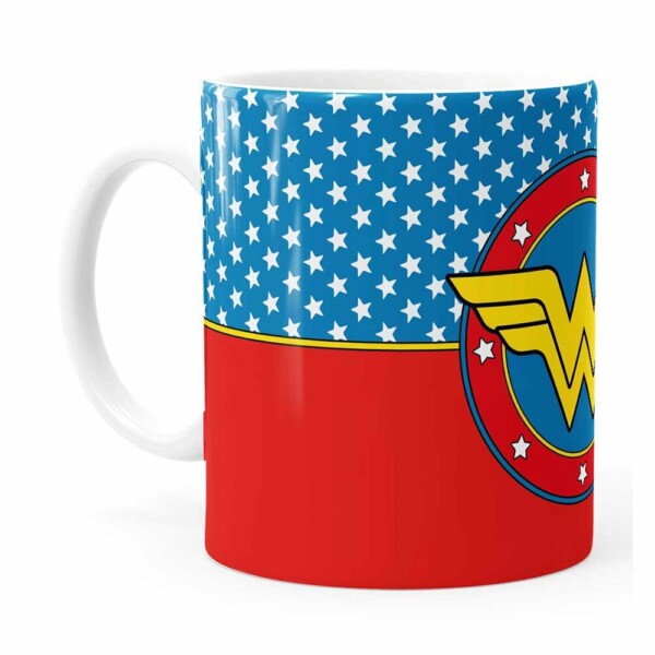 Caneca Mulher Maravilha (wonder Woman) V01 Branca