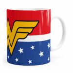 Caneca Mulher Maravilha (wonder Woman) V02 Branca
