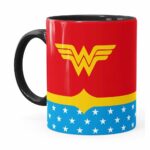 Caneca Mulher Maravilha (wonder Woman) V03 Preta