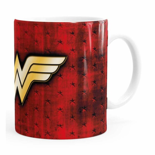 Caneca Mulher Maravilha (wonder Woman) V04 Branca