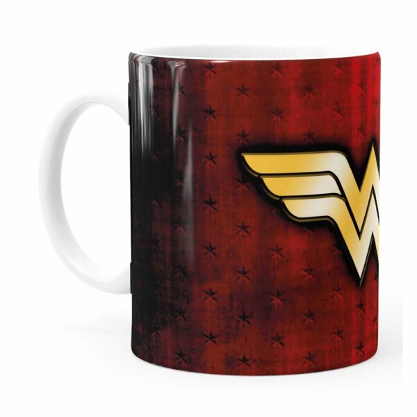 Caneca Mulher Maravilha (wonder Woman) V04 Branca