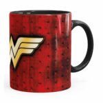 Caneca Mulher Maravilha (wonder Woman) V04 Preta