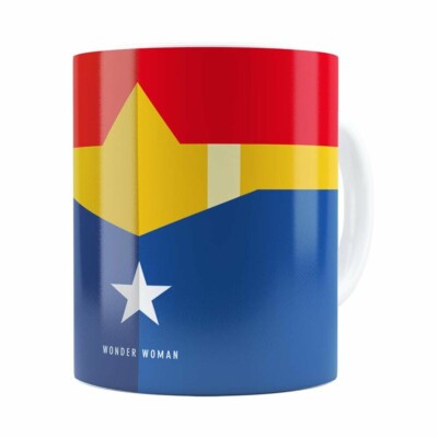 Caneca Mulher Maravilha (wonder Woman) V05 Branca