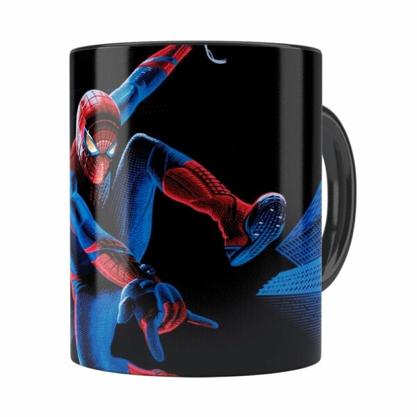 Caneca O Espetacular Homem-aranha Preta