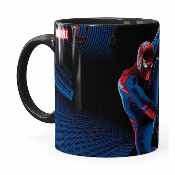Caneca O Espetacular Homem-aranha Preta