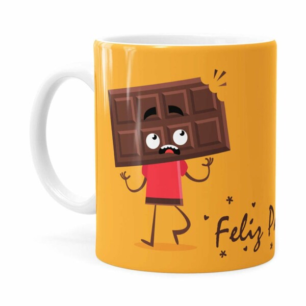 Caneca Páscoa Cara De Chocolate V01 Branca