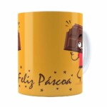 Caneca Páscoa Cara De Chocolate V01 Branca