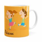 Caneca Páscoa Cara De Chocolate V02 Branca