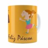 Caneca Páscoa Cara De Chocolate V02 Branca