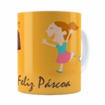 Caneca Páscoa Cara De Chocolate V02 Branca