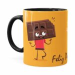 Caneca Páscoa Cara De Chocolate V02 Preta