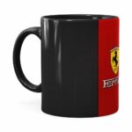 Caneca Porcelana Ferrari V01 Preta