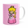 Caneca Princesa Peach Super Mario Bros V02 Branca