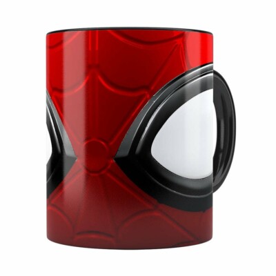 Caneca Spider Man 3d Print Preta
