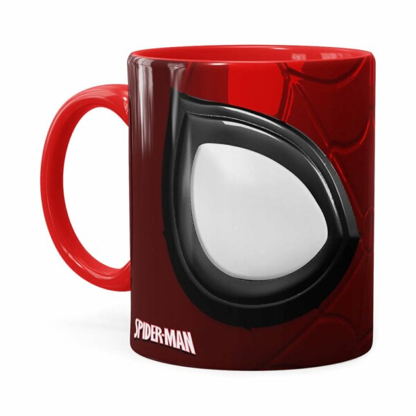 Caneca Spider Man 3d Print Vermelha
