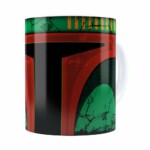 Caneca Star Wars Boba Fett 01 Cabeça Branca