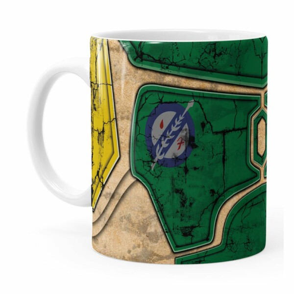 Caneca Star Wars Boba Fett 02 Corpo Branca