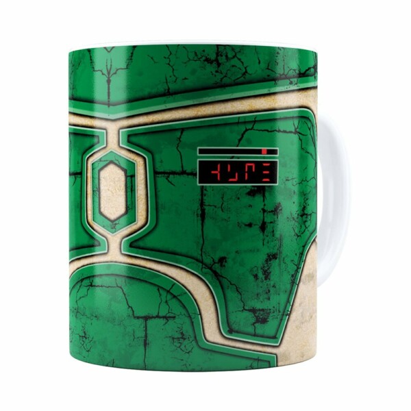 Caneca Star Wars Boba Fett 02 Corpo Branca