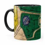 Caneca Star Wars Boba Fett 02 Corpo Preta