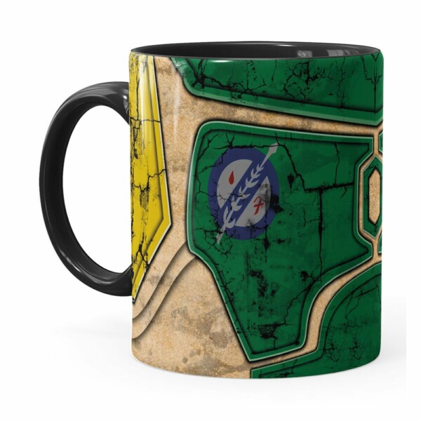 Caneca Star Wars Boba Fett 02 Corpo Preta