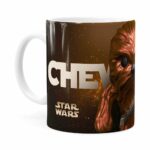 Caneca Star Wars Chewbacca 3d Print Branca