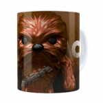 Caneca Star Wars Chewbacca 3d Print Branca