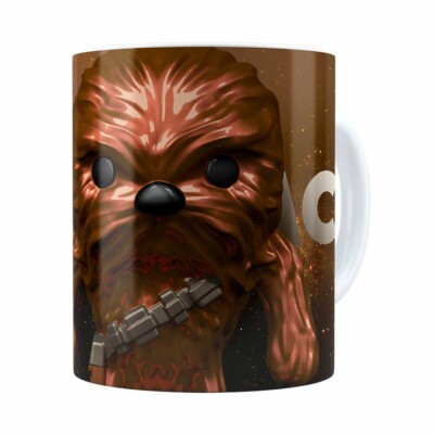 Caneca Star Wars Chewbacca 3d Print Branca