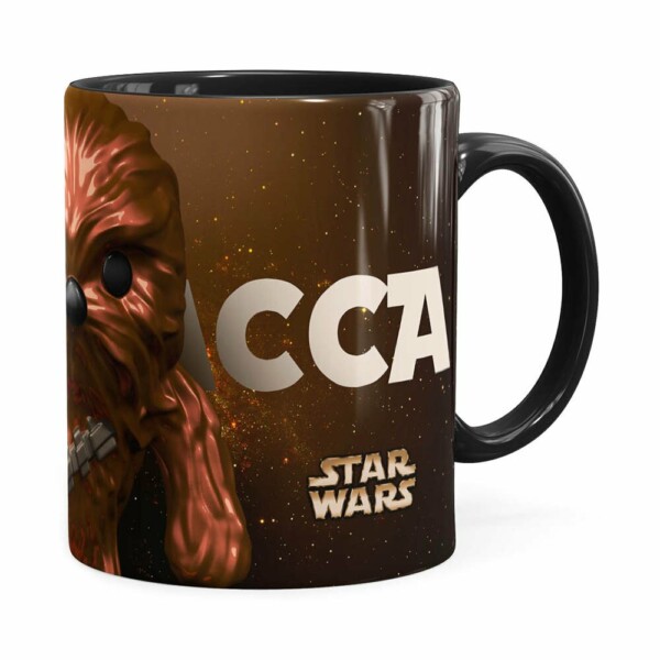 Caneca Star Wars Chewbacca 3d Print Preta
