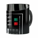 Caneca Star Wars Darth Vader Corpo Preta