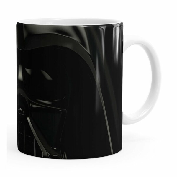 Caneca Star Wars Darth Vader V01 Cabeça Branca