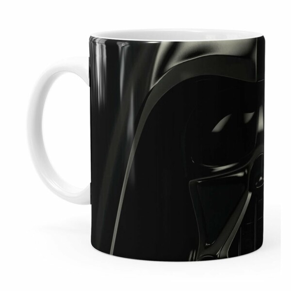 Caneca Star Wars Darth Vader V01 Cabeça Branca