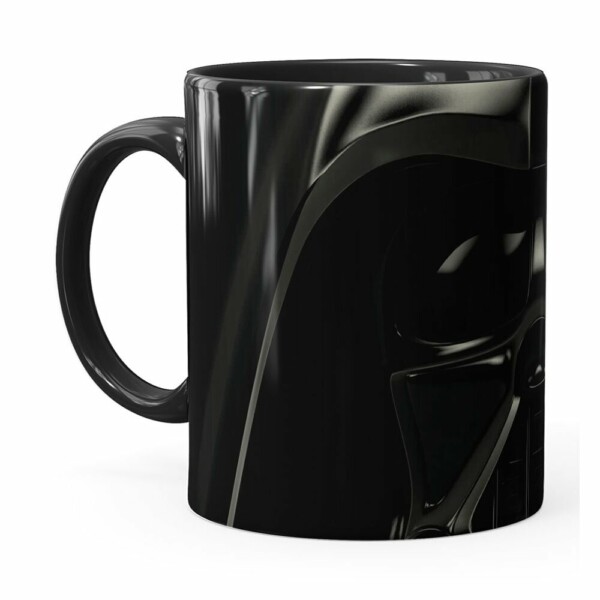 Caneca Star Wars Darth Vader V01 Cabeça Preta