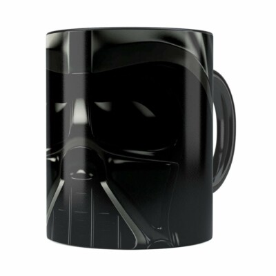 Caneca Star Wars Darth Vader V01 Cabeça Preta