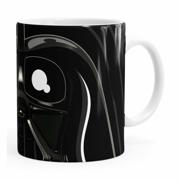 Caneca Star Wars Darth Vader V02 Cabeça Branca