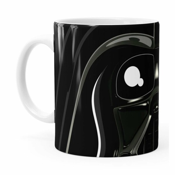 Caneca Star Wars Darth Vader V02 Cabeça Branca