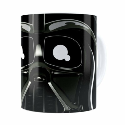 Caneca Star Wars Darth Vader V02 Cabeça Branca