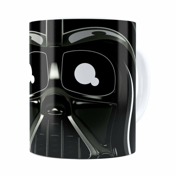 Caneca Star Wars Darth Vader V02 Cabeça Branca