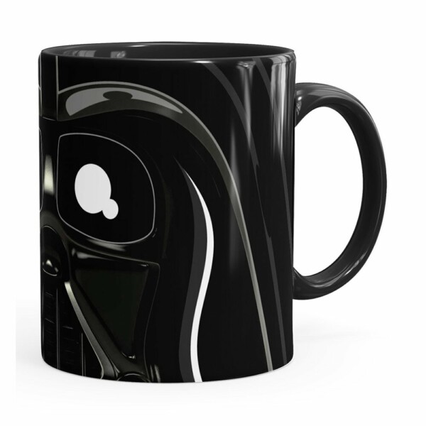 Caneca Star Wars Darth Vader V02 Cabeça Preta