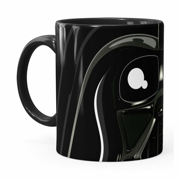 Caneca Star Wars Darth Vader V02 Cabeça Preta