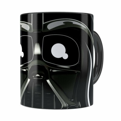 Caneca Star Wars Darth Vader V02 Cabeça Preta