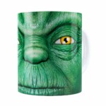 Caneca Star Wars Mestre Yoda V01 Cabeça Branca