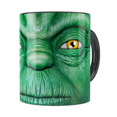 Caneca Star Wars Mestre Yoda V01 Cabeça Preta