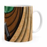 Caneca Star Wars Mestre Yoda V02 Corpo Branca